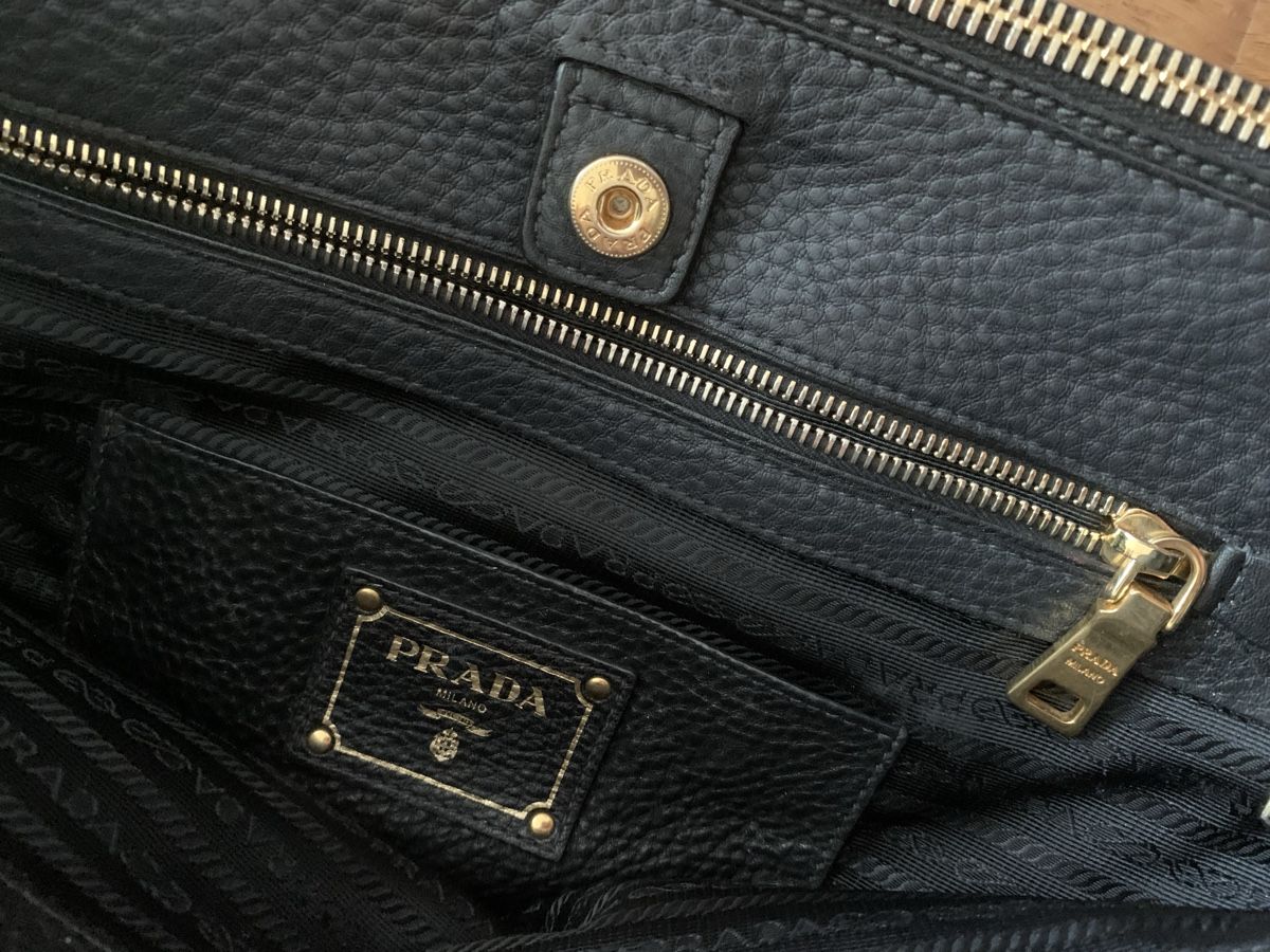 Borse da donna: Prada leder tasche schwarz – Usato da Zürich venduto da Nikuska32 5