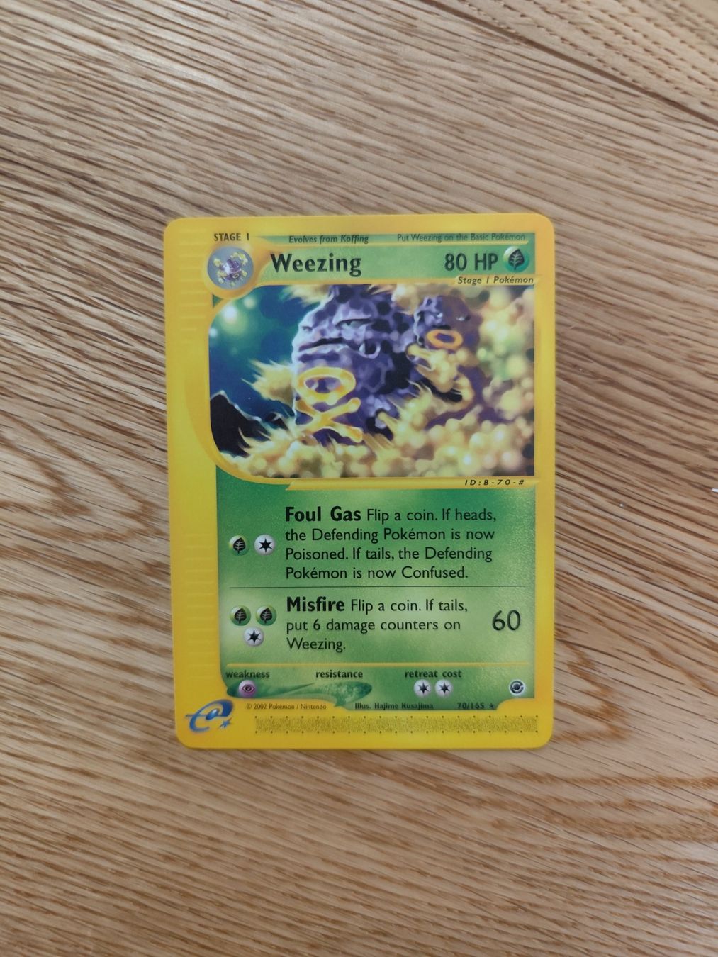 Pokémon Carte collezionabili: Pokemon Weezing E-Reader Expedition non holo vintage – Nuovo (secondo la descrizione) da Winterthur venduto da SMOKY062