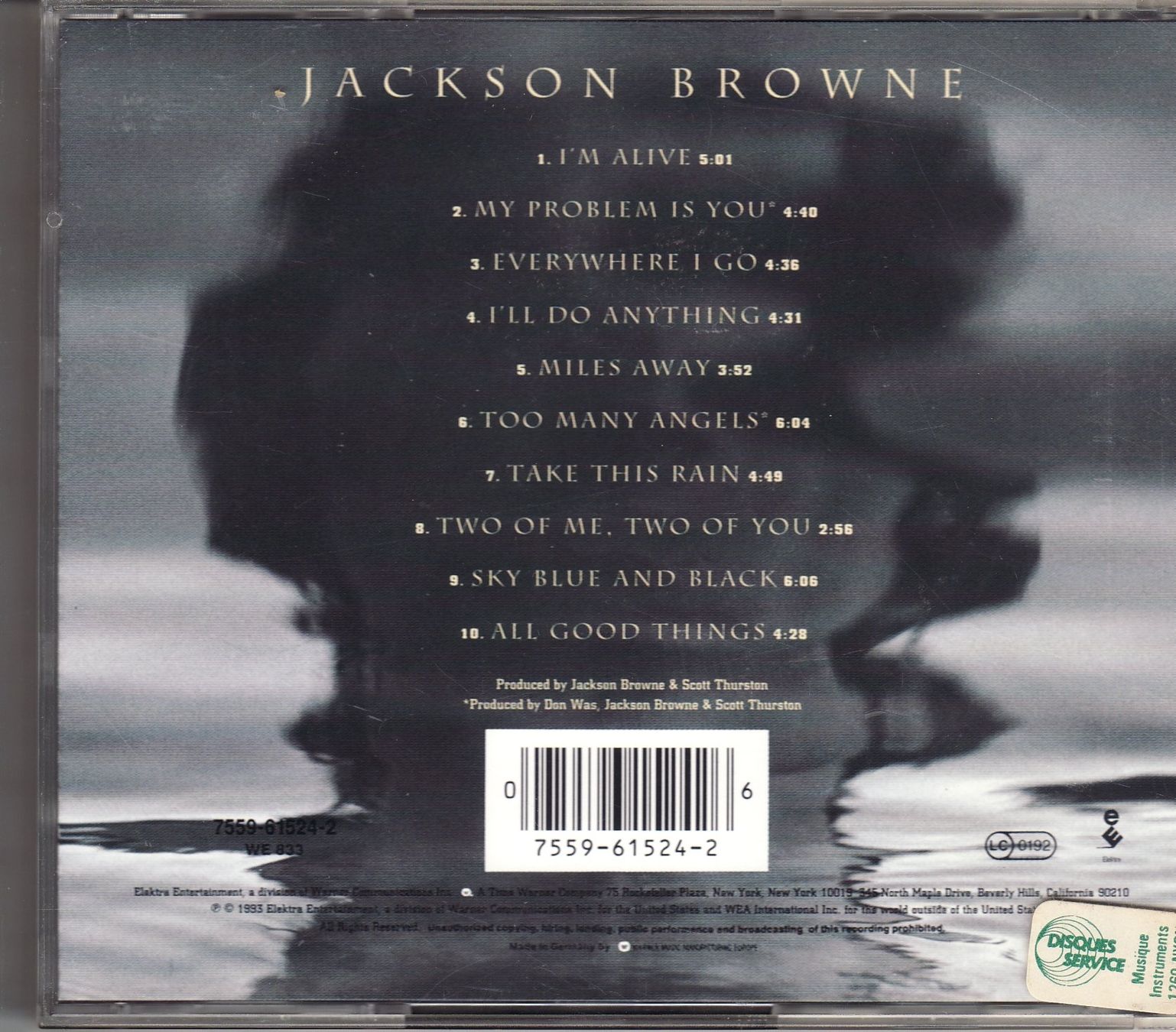 CD: Jackson Browne – I'm Alive – Nuovo (secondo la descrizione) da Boussens venduto da catfood01 1