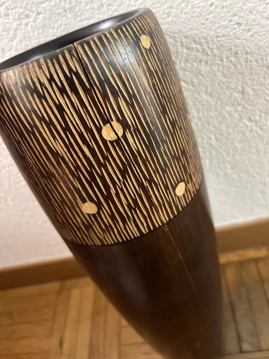 Vasi & Recipienti: Braune Holzvase – Usato da Bettlach venduto da Mildes 1