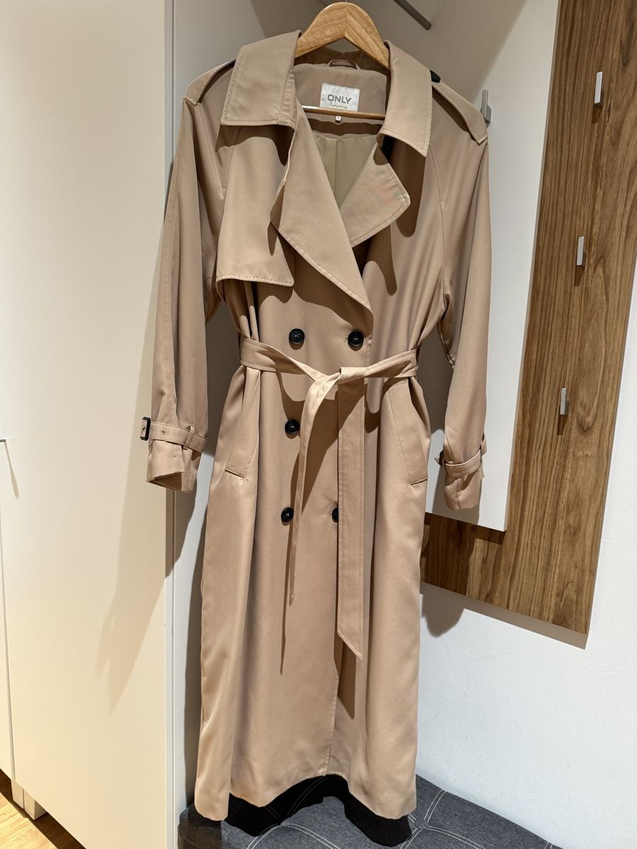 Only Mäntel: Trenchcoat ONLY Beige Grösse M Damen – Gebraucht aus Regensdorf von aid_hl7v 1