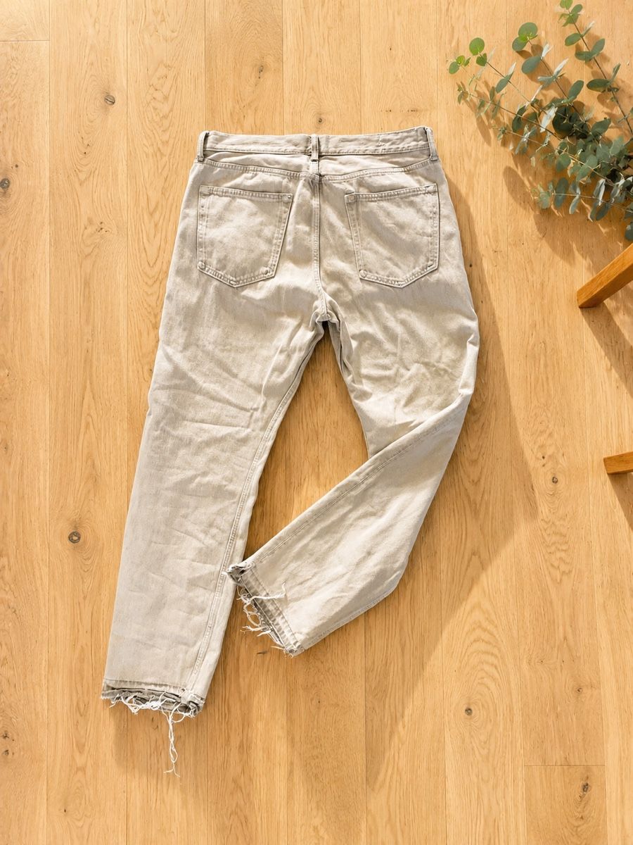 H&M Jeans: Jeans gris H&M Relaxed – Usato da Assens venduto da SireM 3