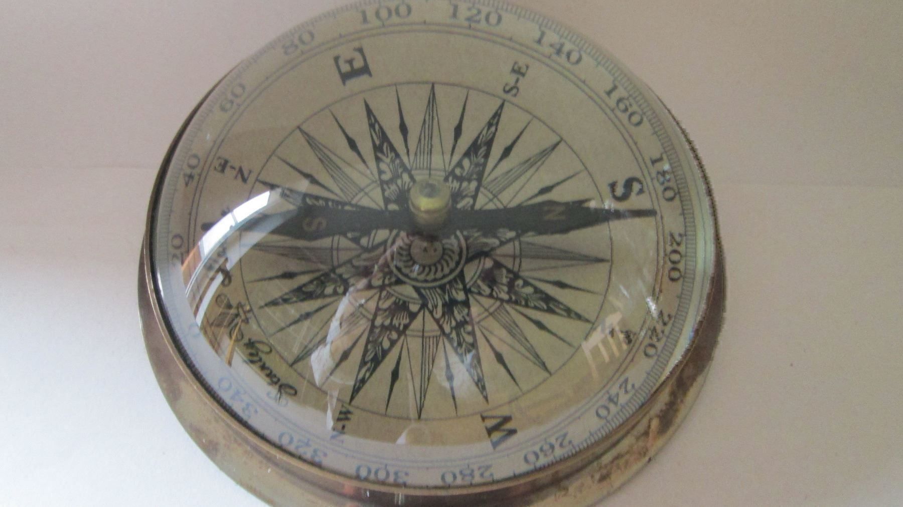 GPS & Strumenti di misurazione: Wunderschöner nostalgischer Schiffskompass Replik brüniert – Nuovo (secondo la descrizione) da Drochtersen venduto da Simonchen 2
