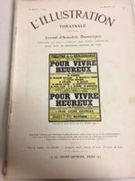 ILLUSTRATION THEATRALE Paris 24 Feb 1912 Michelin commercial