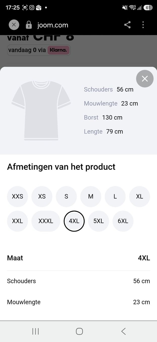 T-shirt: T-shirt grösse 4XL – Nuovo (secondo la descrizione) da Willisau venduto da isa117 2