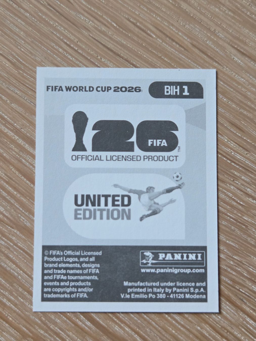 Panini Carte collezionabili: Panini FIFA WM 2026 BIH 1 – Nuovo e nell'imballaggio originale da St-Imier venduto da Mod_qd95 1