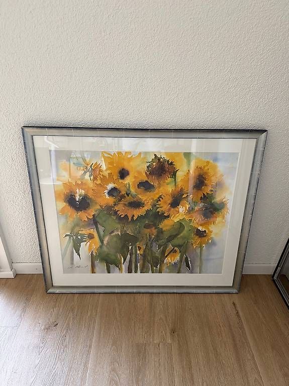 Posters & Illustrations: Blumen Bilder mit Rahmen – D'occasion à Vaduz par baaarger1