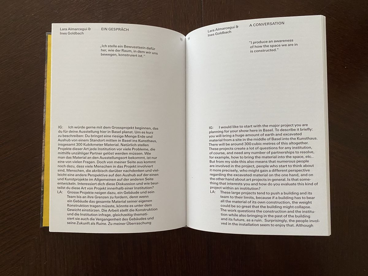 Libri: Kunstbuch Lara Almarcegui Kunsthaus Baselland – Nuovo (secondo la descrizione) da Bern venduto da JaraBu 3