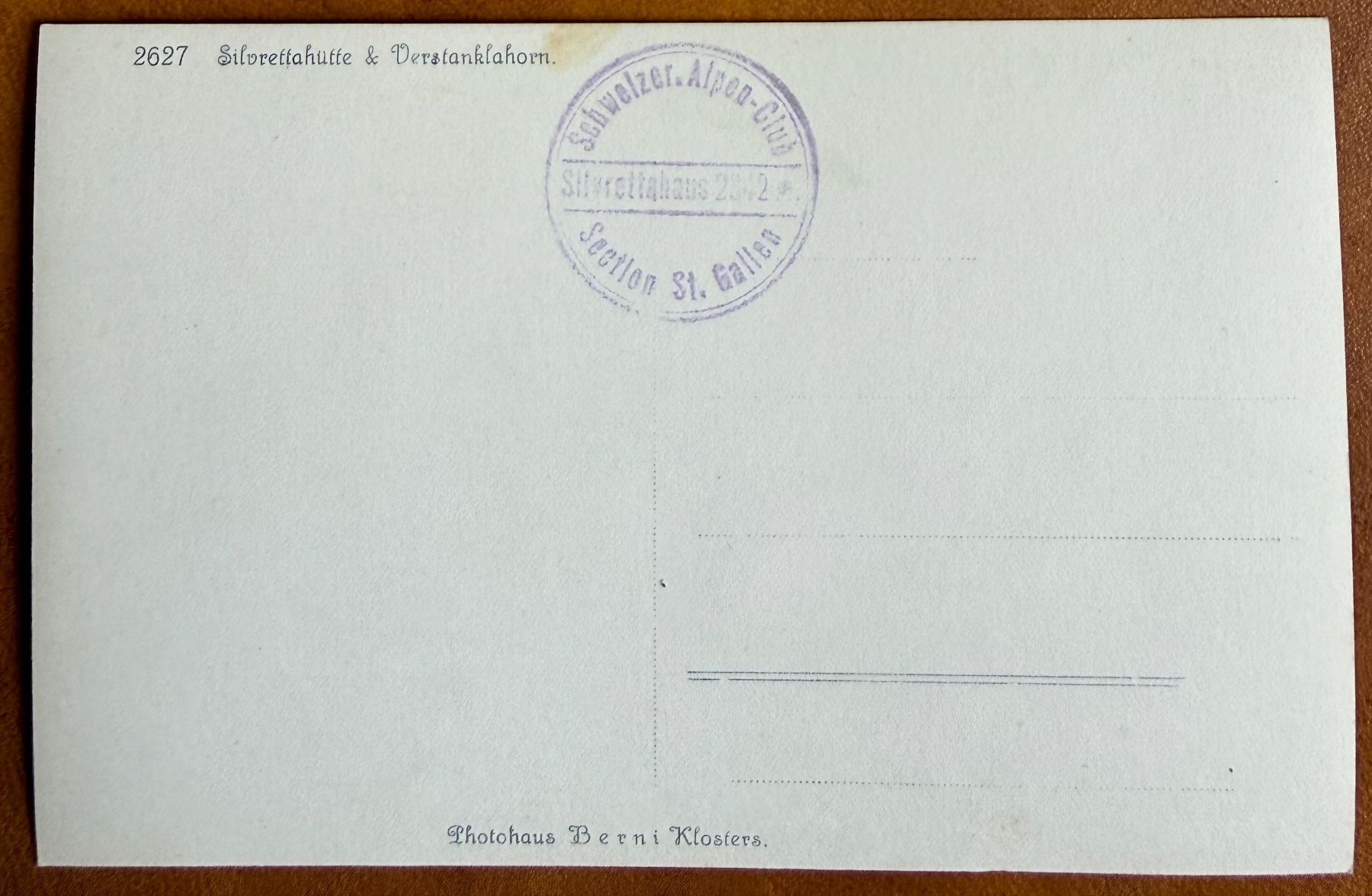 Cartoline postali: Silvrettahütte  & Derstankfahorn - AK – Usato da Lutry venduto da Ediego 1