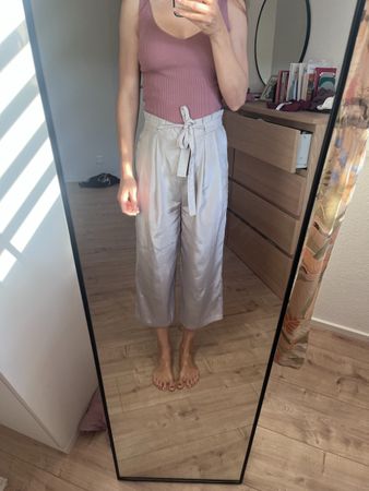 Silberne Zara Culotte XS