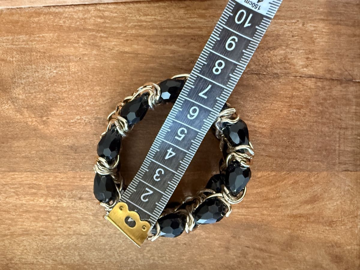 Bracciali & Braccialetti: Elegantes Armband schwarz/gold – Usato da Rorschacherberg venduto da galylea 2