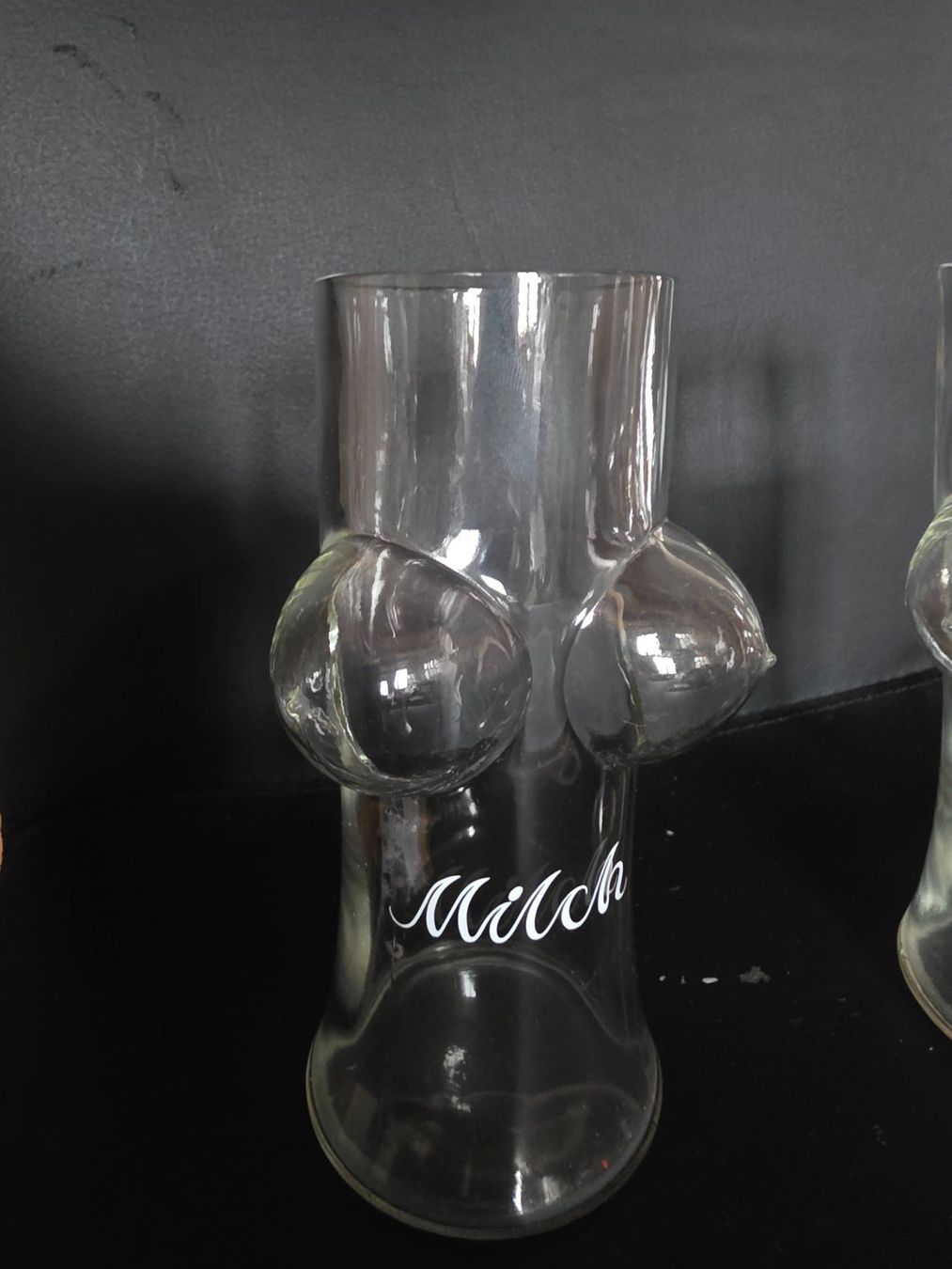 Bicchieri: 2 Trinkgläser Glas Milch 16 cm – Usato da Walterswil BE venduto da Lonitti 3