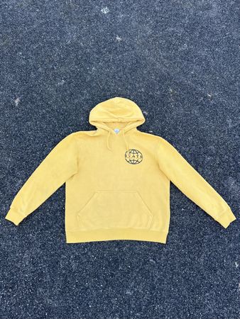 HM State World Citizen Hoodie M – Gelb Pastell, Y2K
