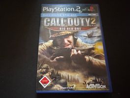 CALL OF DUTY 2 BIG RED ONE SPIEL FÜR PS2