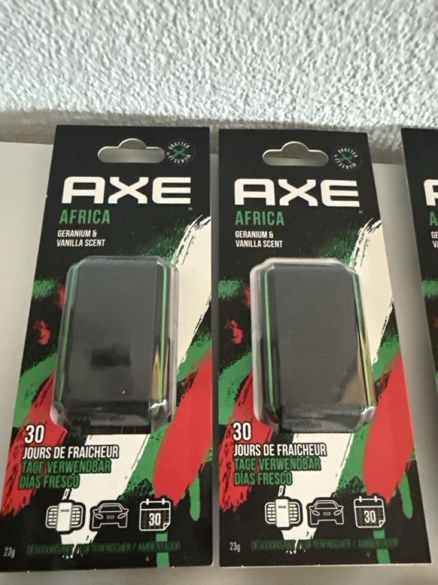 Spray per ambienti: Lufterfrischer | Autoduft | Axe Africa | 7 Stk – Nuovo e nell'imballaggio originale da Thun venduto da FairHandlungssache 1