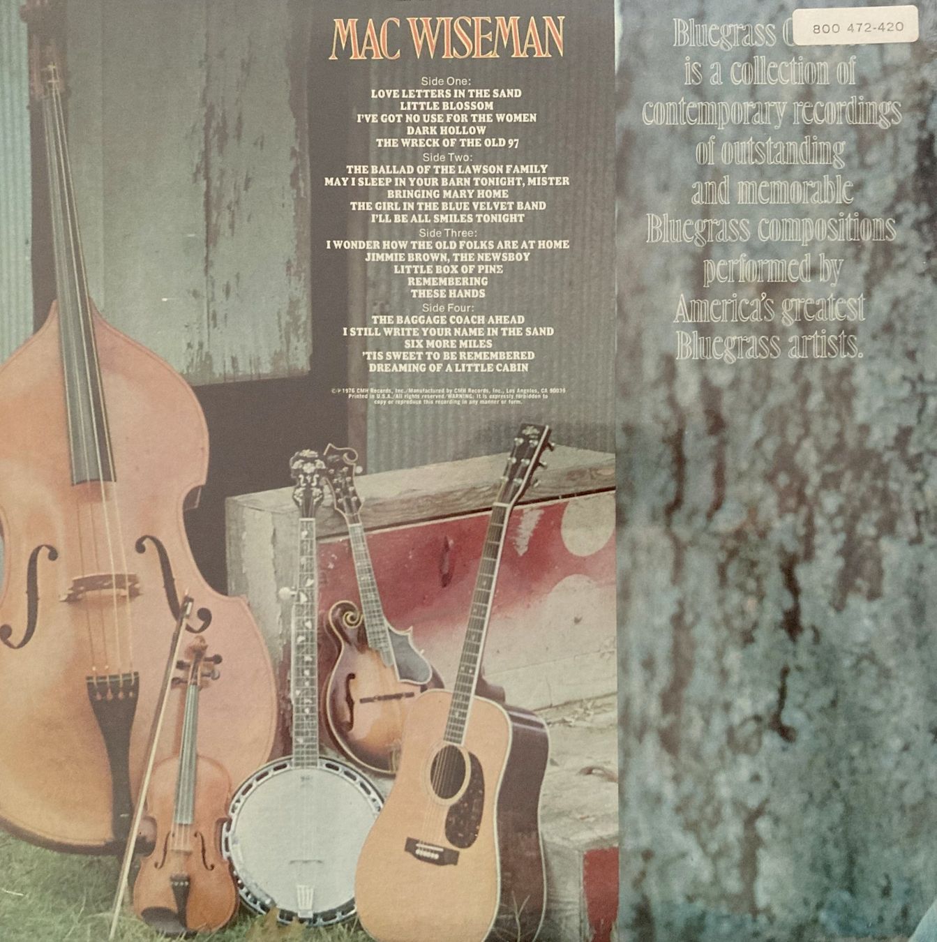 Dischi in vinile: MAC WISEMAN - THE MAC WISEMAN STORY – Nuovo e nell'imballaggio originale da Bottens venduto da hotter-than-hell 1