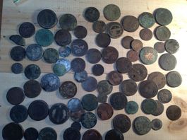 lot de monnaie ancienne et antique / alte und antike Münze