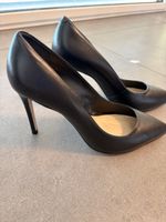 Pumps Schutz Leder schwarz Grösse 37 guter Zustand