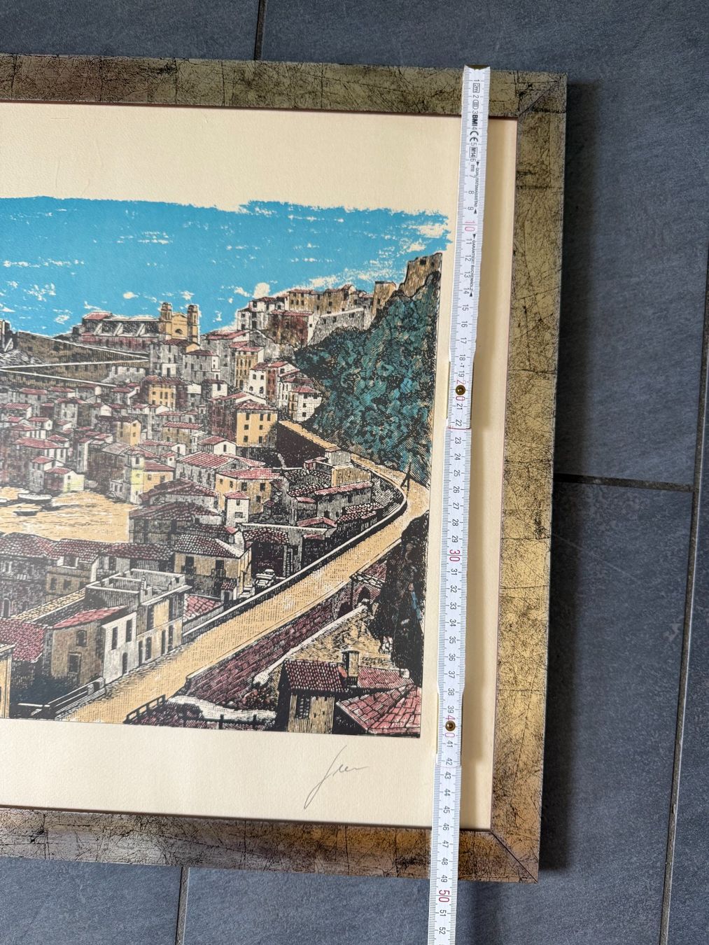 Grafiken & Lithographien: Lithographie  südliche  Landschaft  mit Bleistift signiert – Gebraucht aus Subingen von ArtBead 6