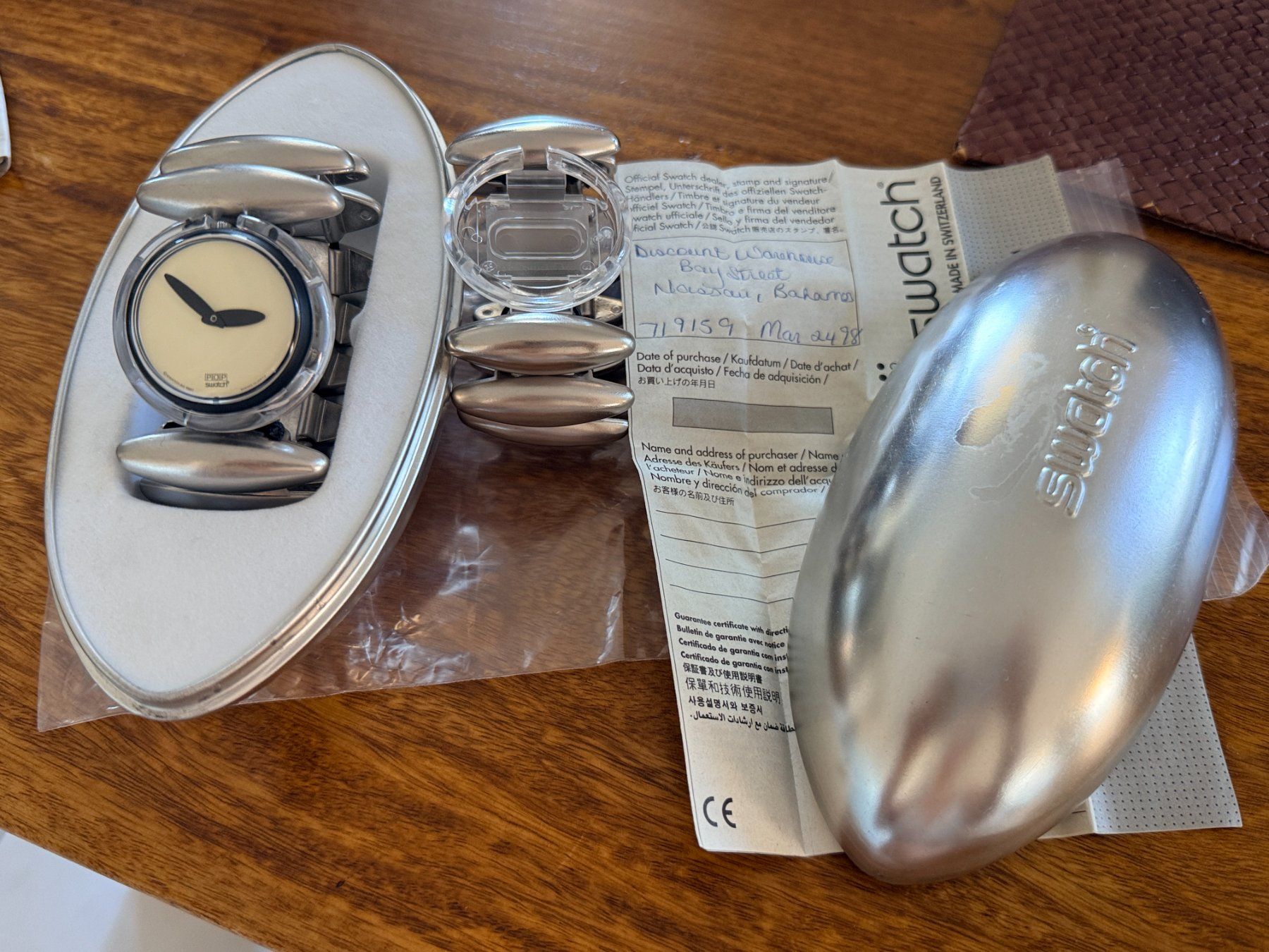 Swatch Uhren: Swatch NEANDA Set in Silver 1998 mit Beleg – Neu (gemäss Beschreibung) aus Neerach von topshotta 1
