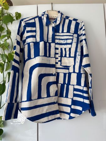 POPLIN PROJECT gemustertes Hemd Gr. M