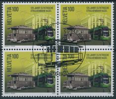 2020 - Strassenbahn Basel - Viererblock - Ersttag Stempel ET