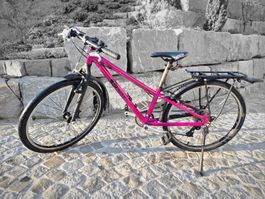 Kinderfahrrad ¦ Mädchevelo 24" von KUbikes pink, nur 8,5 kg