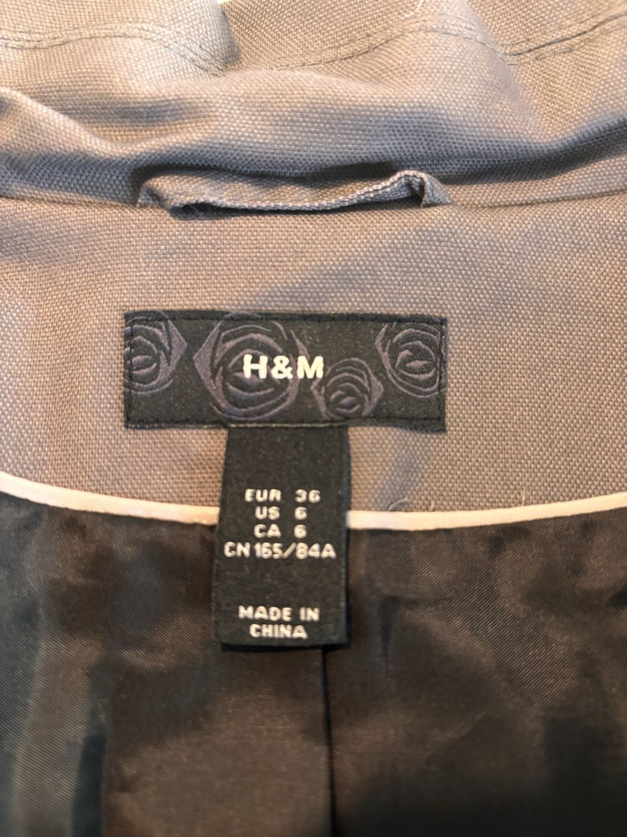 H&M Cappotti: H&M Frühlingsmantel, Khaki, Grösse 36 – Usato da Basel venduto da Pureza82 3