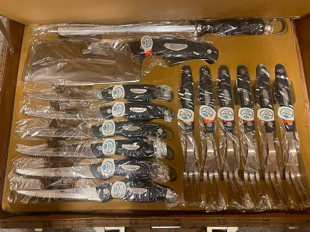Baukästen: Kaiserbach set coltelli 24 pezzi NUOVO con valigetta – Neu und originalverpackt aus Vacallo von pat_tf7h 1