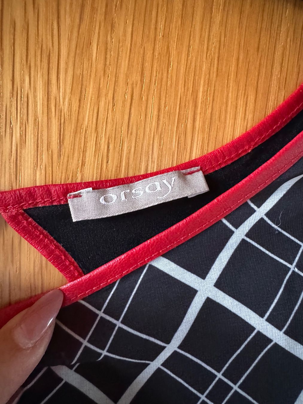 Orsay Camicette: Sommerlich leichte Bluse mit Karomuster Gr. M – Usato da Grosswangen venduto da SALE_SALE_SALE 2