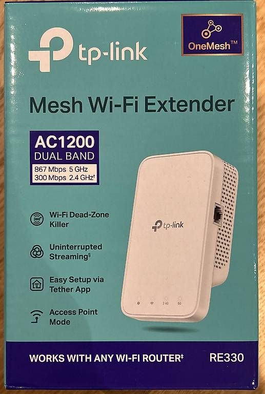 WiFi: TP Link WLAN Repeater / Extender RE330 – Usato da Hemmiken venduto da trottoir117