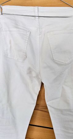 pantalon blanc  Myarys® avec lacets, M