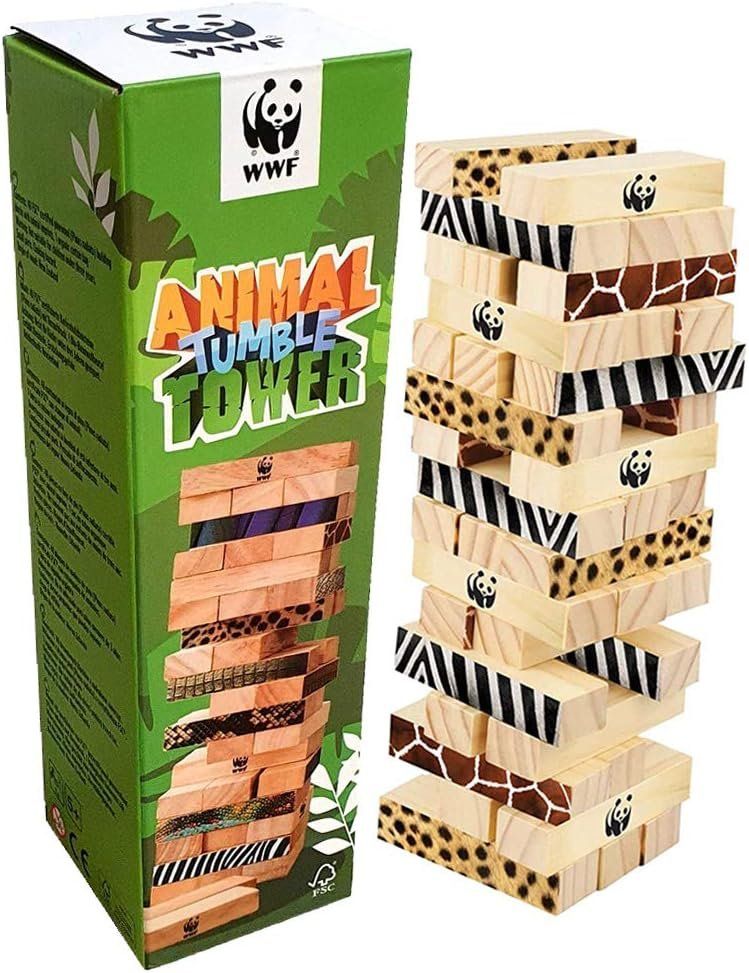 Giochi: WWF - Animal Tumble Tower – Nuovo e nell'imballaggio originale da Thônex venduto da lacomtessedesfees