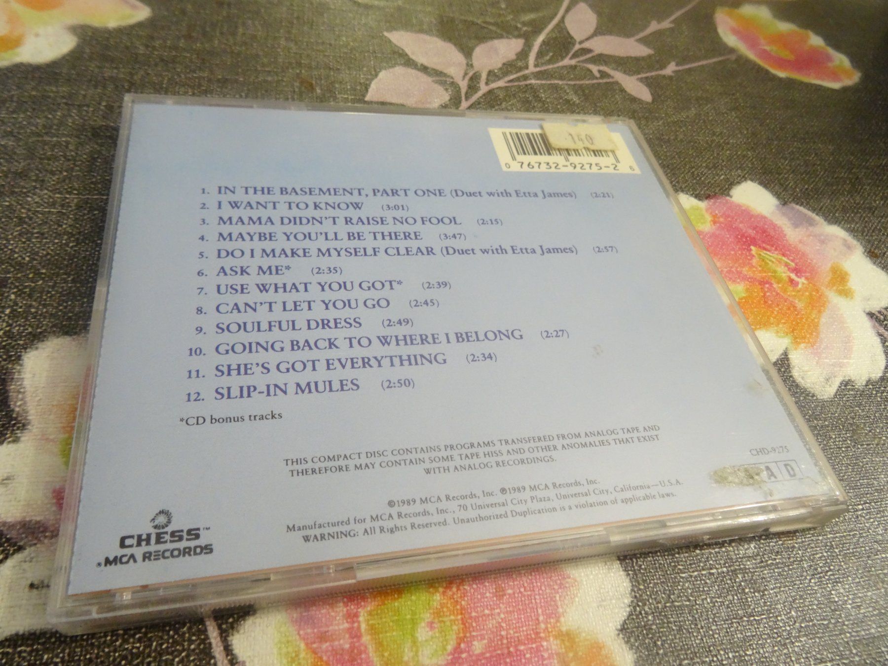 CD: Sugar Pie Desanto - Down in the Basement CD – Usato da Olten venduto da Disc-Ausverkauf 1