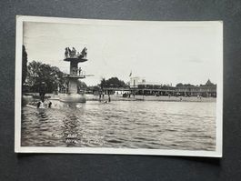 AK 1932 Biel Strandbad gelaufen (G3607)
