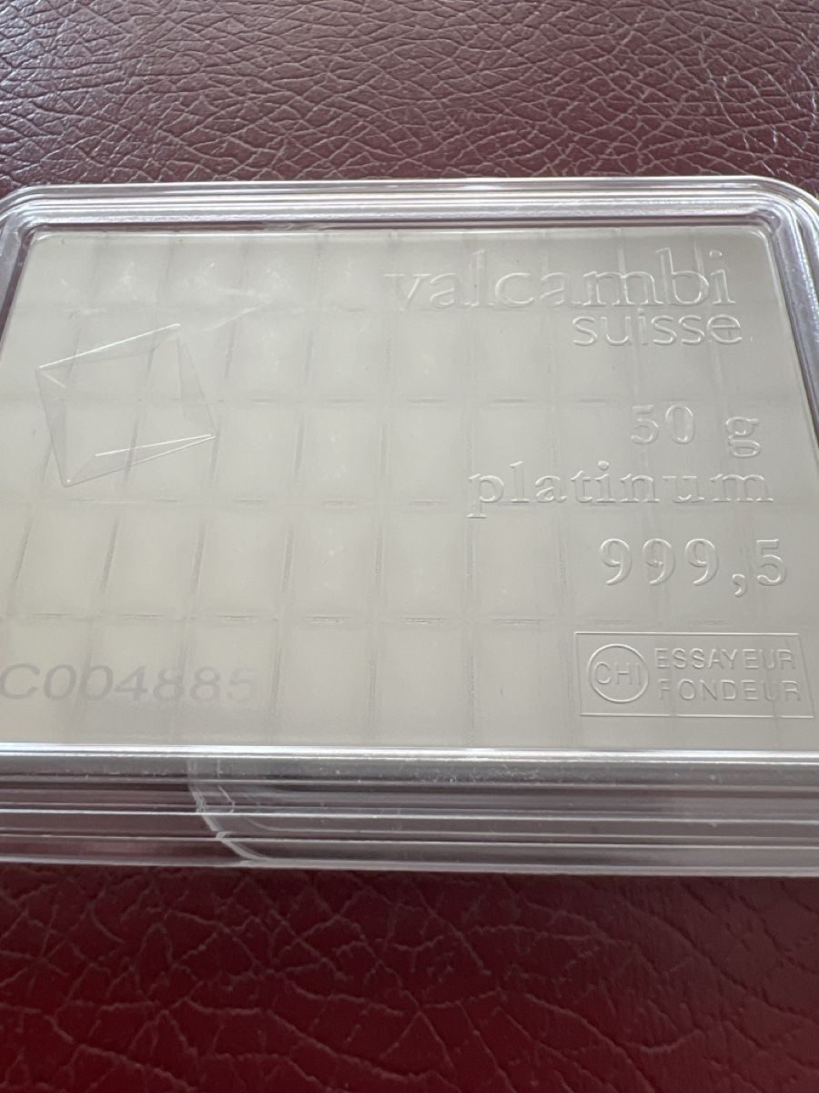 Métaux précieux: Combibar 50x1 gr Platin valcambi – D'occasion à Dietwil par Colonia1 1
