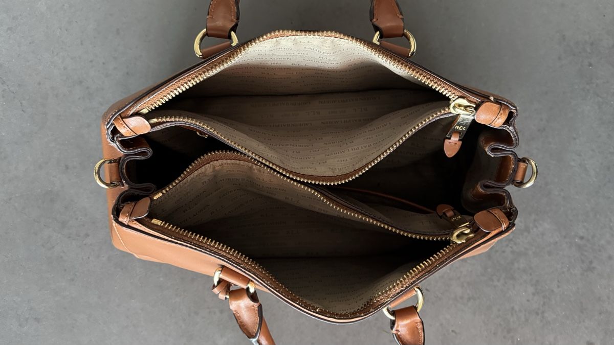 Ralph Lauren Borse da donna: Ralph Lauren Handtasche  Cognacfarbig – Usato da Oberrieden venduto da Bergsteiger67 5