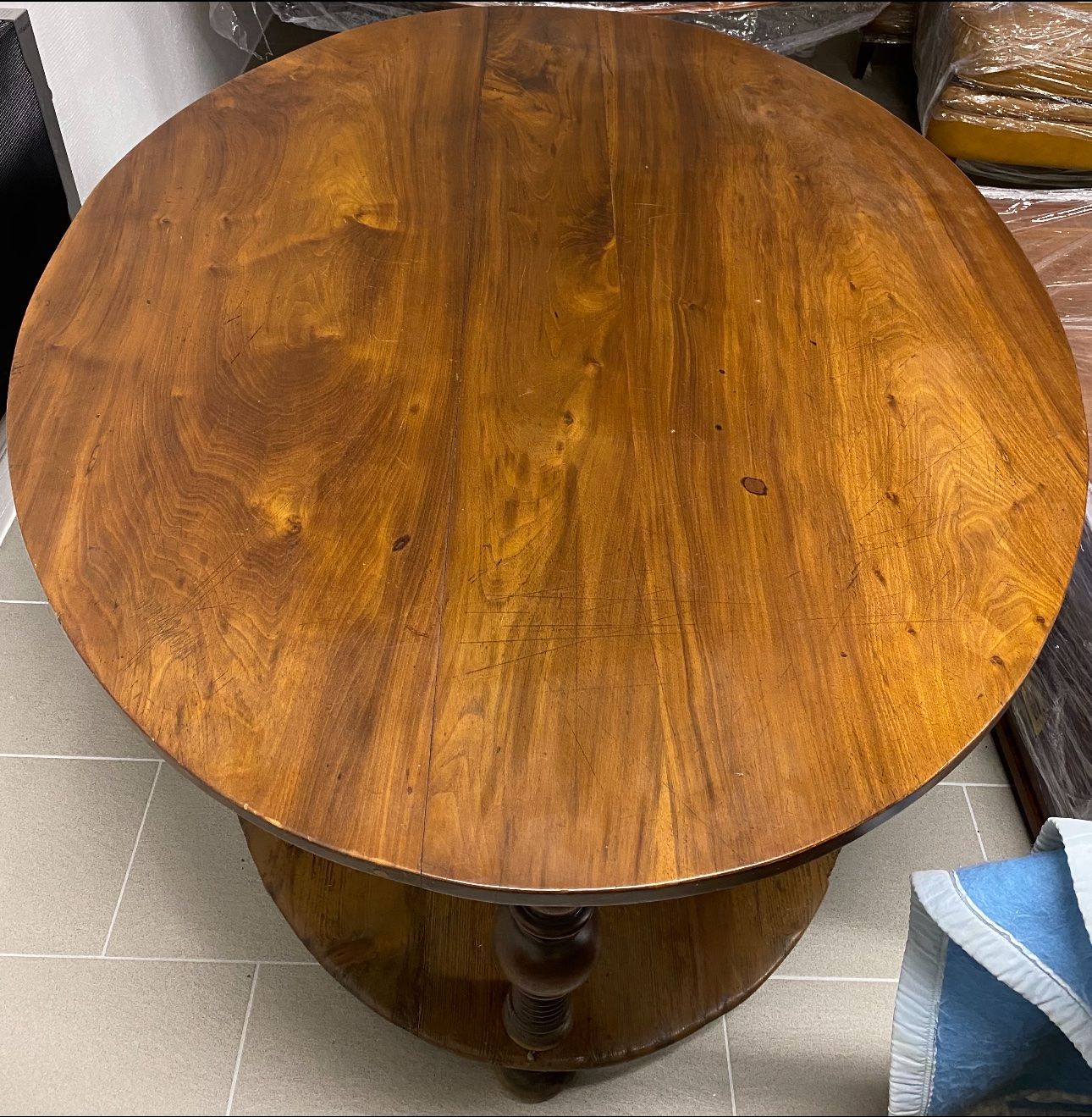 Tavoli: Table Louis Philippe en Noyer Massif – Usato da Oeschseite venduto da -Luxury-On-Line- 1
