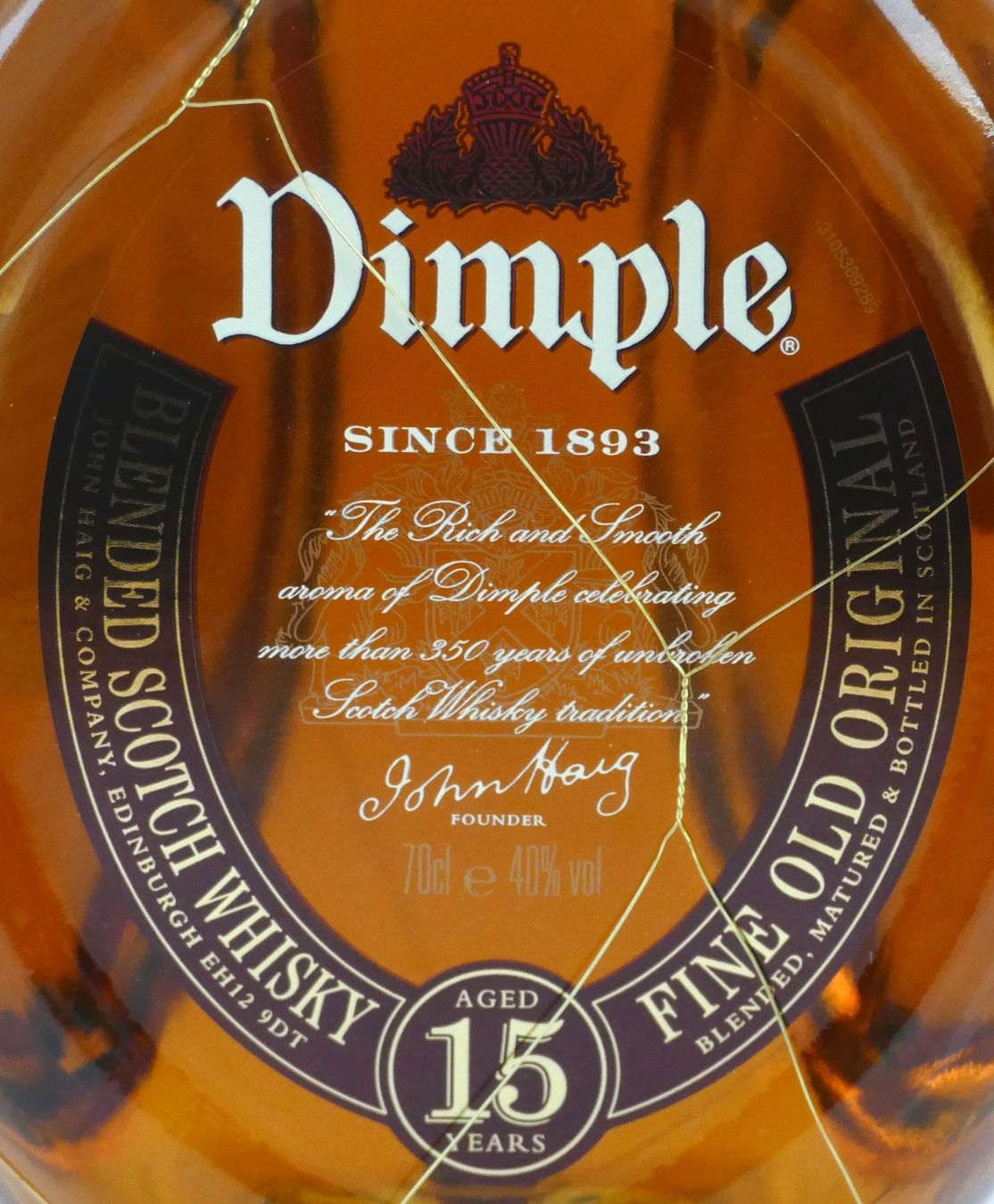 Bevande alcoliche: Dimple 15 Jahre / 1980s – Nuovo e nell'imballaggio originale da Hochdorf venduto da Sukram58 2