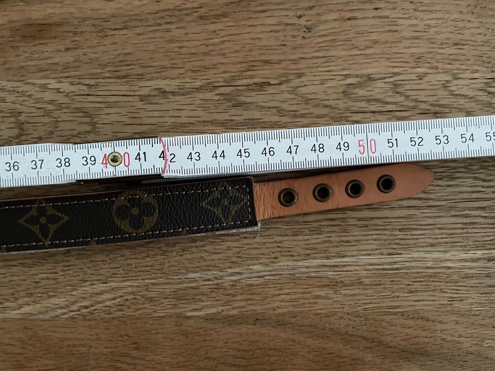 Hundehalsband aus Louis Vuitton Canvas 50 cm