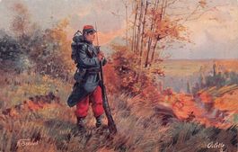 Les Armes Françaises, L'Infanterie, Künstlerkarte