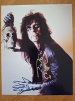 Alice Cooper Autogramm Grossfoto A4