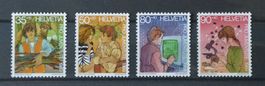Pro Juventute Satz 1989 «Jugendliche», tadellos postfrisch