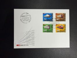 CH-100 Jahre SBB 2002 FDC