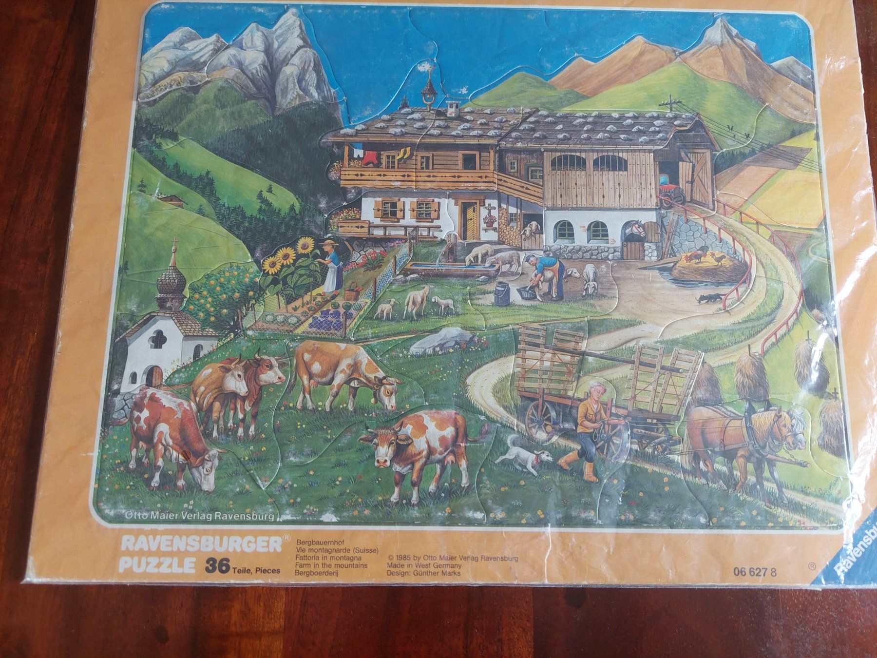 Ravensburger Puzzle: Ravensburger Puzzle 36 Teile Bergbauernhof – Usato da Beckenried venduto da Havacola 5