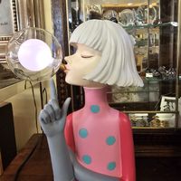 Dekorative Lampe Figur Anime Stil Blase leuchtend 