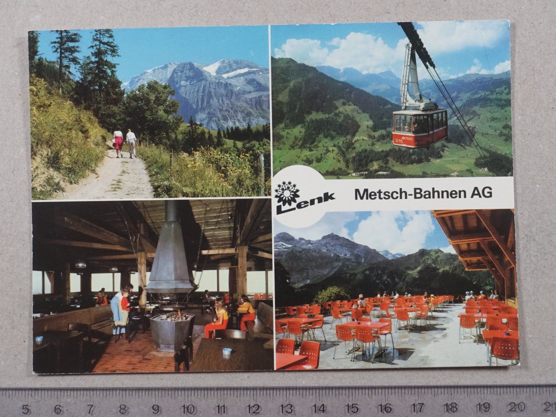 Ansichtskarten: Lenk, Metsch Bahnen, Luftseilbahn, Berghaus – Gebraucht aus Lenzburg von fh1
