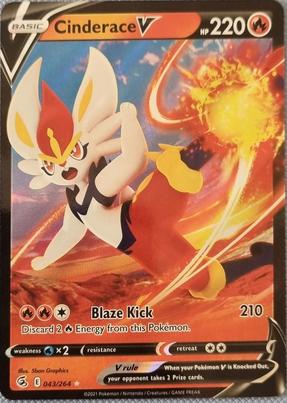Pokémon Carte collezionabili: Pokemon Cinderace V EN – Nuovo (secondo la descrizione) da Oberbipp venduto da ret_6hxb