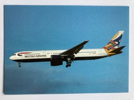 Postcard Boeing 767-336(ER) British Airways