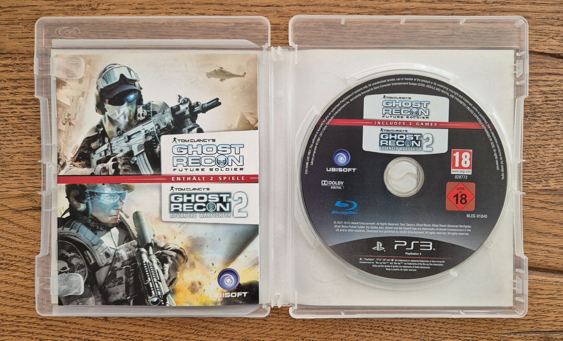 Jeux: Tom Clancy’s Ghost Recon Doppelpack PS3 - seltene Version – Neuf (Voir description) à Au SG par KonsoleWerk 2
